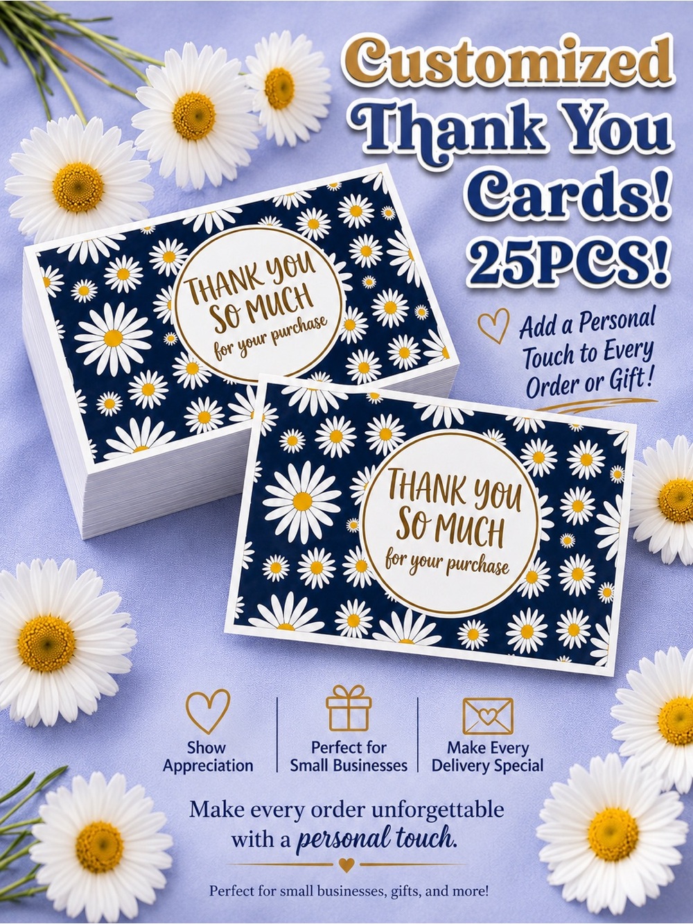 175PC Bundle. 25 Poly Mailers, 25 Cellophane Bags, 25 Cards & 100 Stickers - Picture 4 of 7